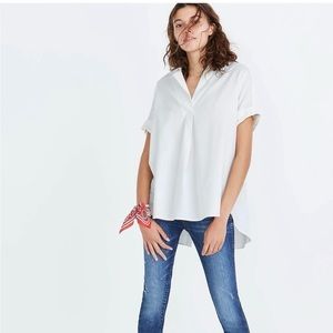 Madewell Courier Button-Back Shirt